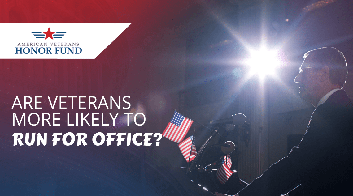 Are veterans more likely to run for office
