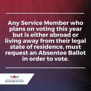 Absentee Ballot - American Veterans Honor Fund