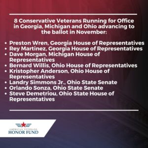 2022 Conservative Veterans Running for Office - American Veterans Honor Fund