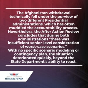 US report on Afghanistan evacuation